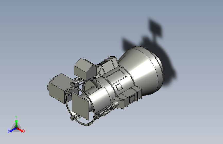 磨煤机设计三维模型