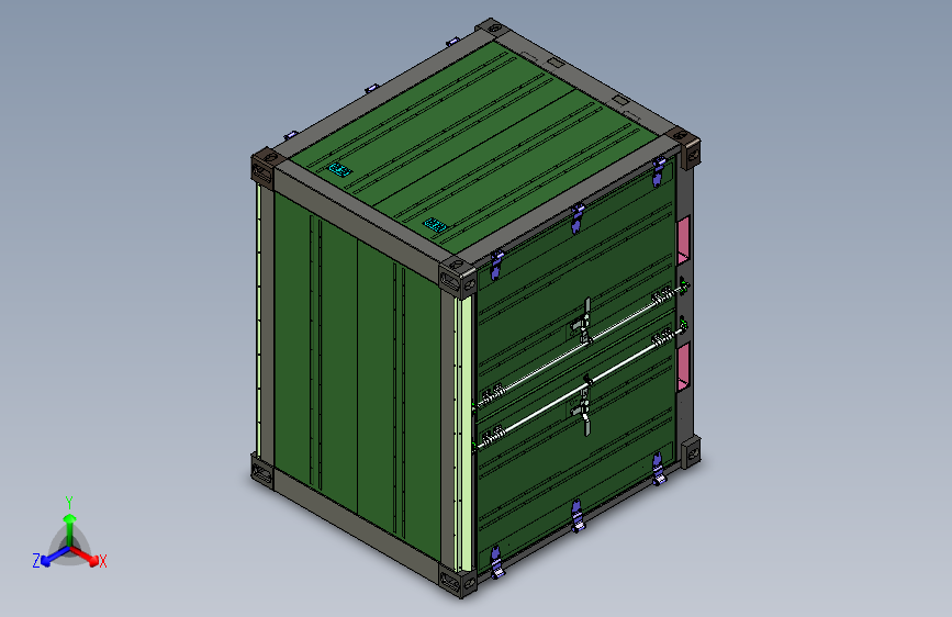 集装箱2200x1570x1800=974250=300