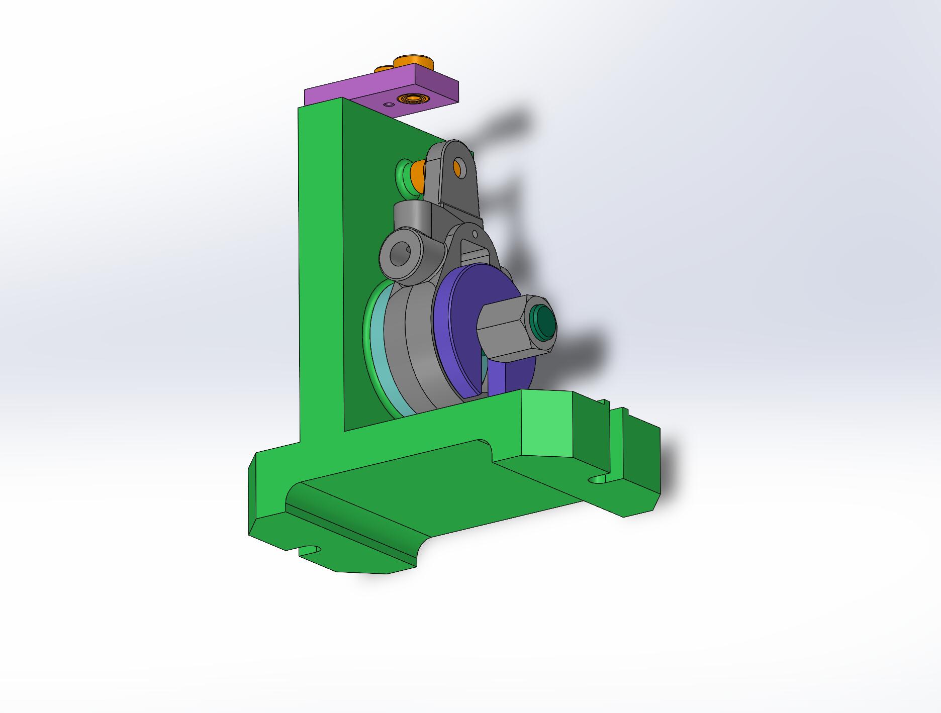 前刹车调整臂外壳钻M10螺纹底孔夹具设计【含三维】 1507406