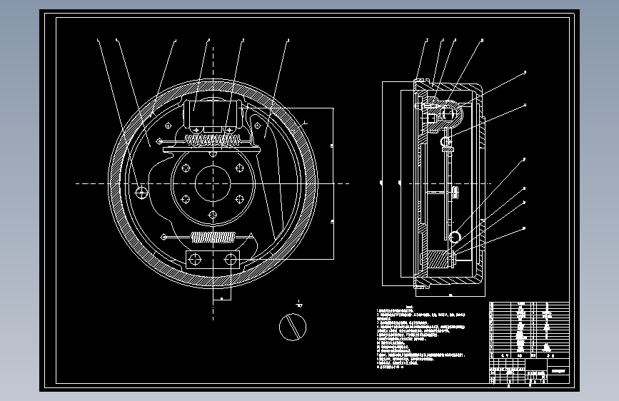 解放牌某型中型货车鼓式制动器设计=953072=160