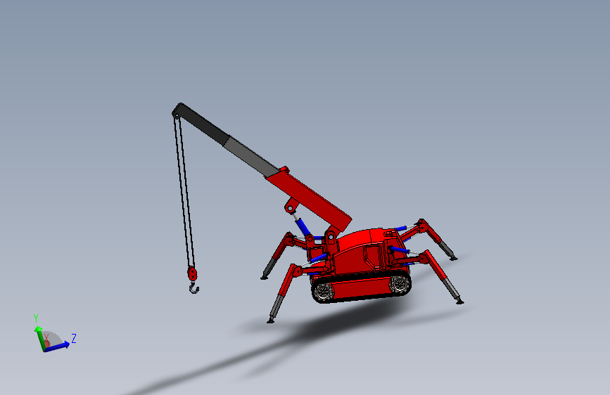 蜘蛛履带式吊车