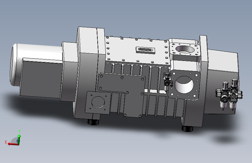 莱宝无油干式螺杆泵 DRYVAC DV 650-r 实际尺寸模型=396941=30