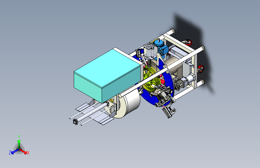 轮毂校圆机设计三维模型=1681127=0