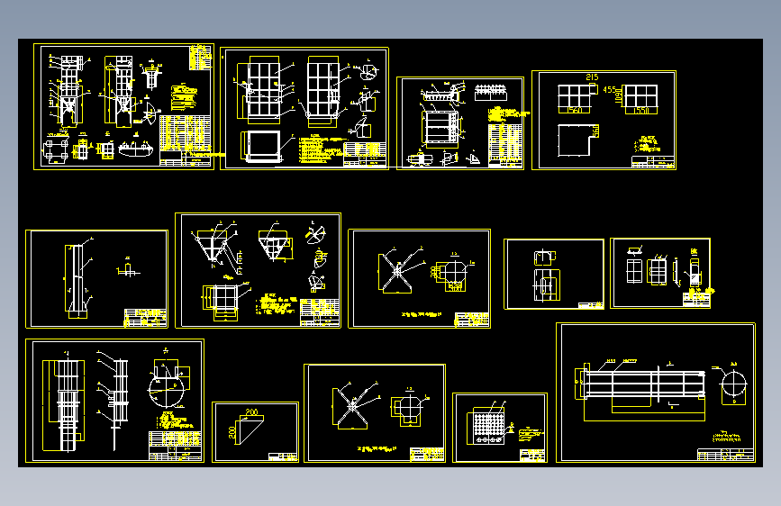 3千风量的涤纶针刺毡单室过滤箱 1123446