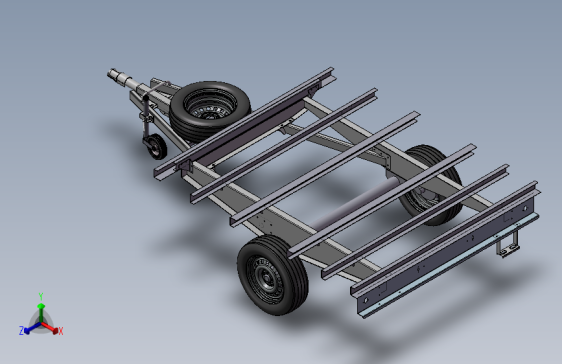 小型拖车架设计模型 74267