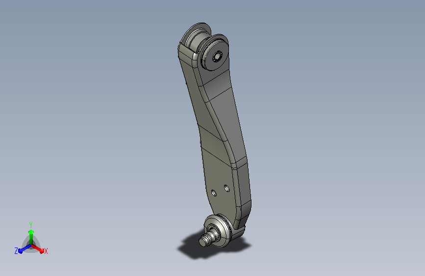汽车前悬下控制臂模型和图纸 916548