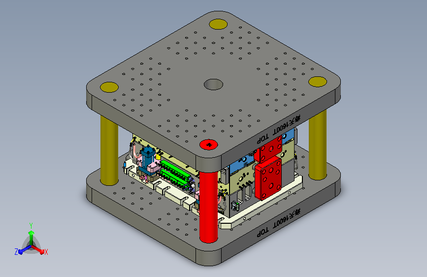 汽车A柱注塑模具设计=850651=100