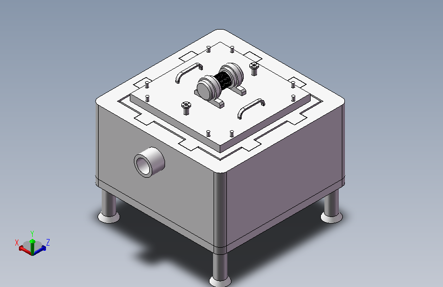 汽车电池箱壳钢模铸造模具=1138993=50