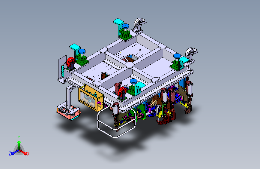 汽车车门人工焊接工装设计模型=303582=150