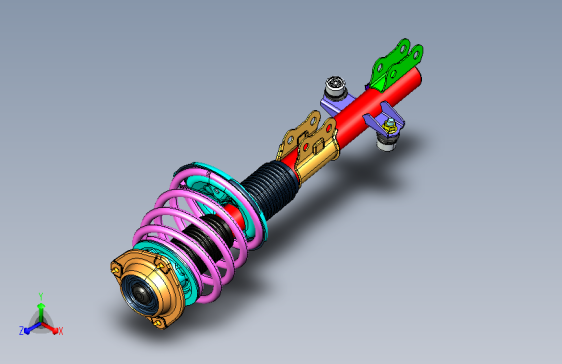 汽车独立悬挂减震器=883703=35