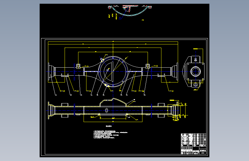汽车驱动桥设计CAD=738122=500