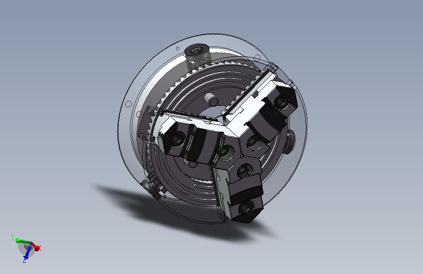 三爪卡盘模型=1401410=60