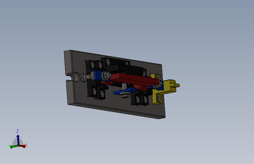 扁叉铣削夹具模型设计 549219