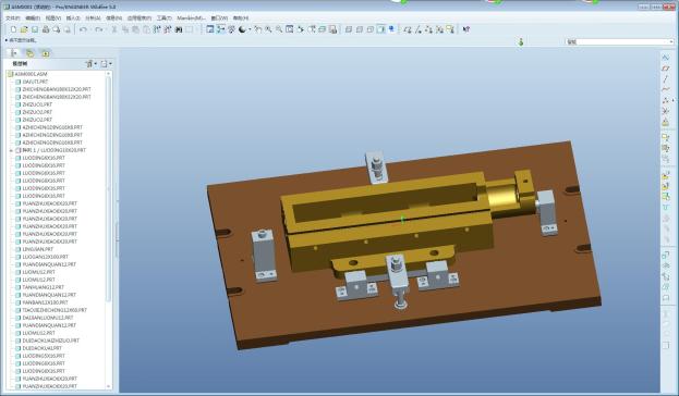 导轨座加工工艺及夹具设计两套夹具非标图-- 647437--1000