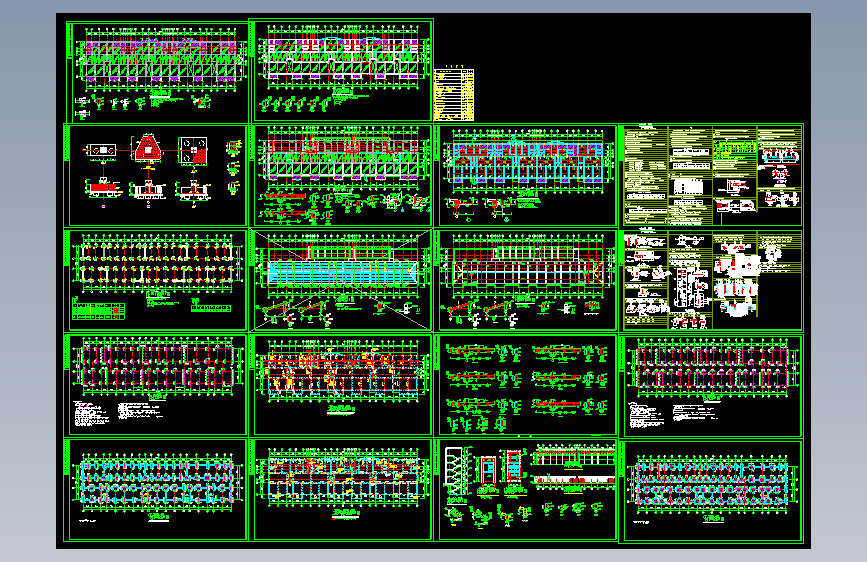 六层框架结构住宅楼施工图GC5