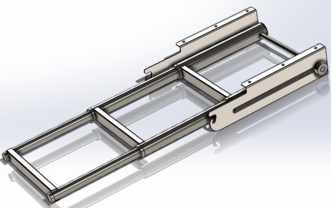 船用伸缩折叠梯