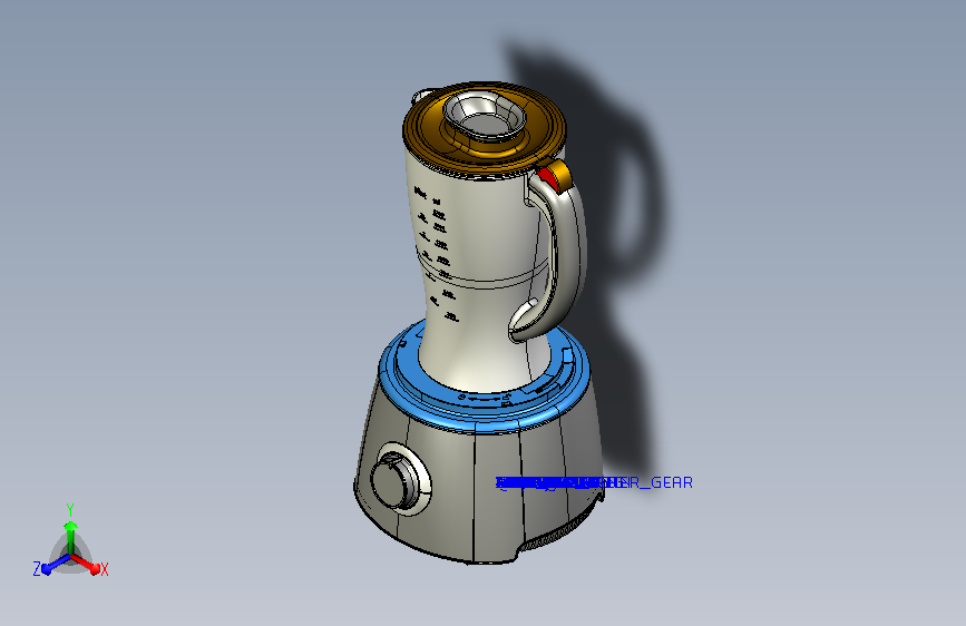 双杯破壁料理机结构设计=717027=50