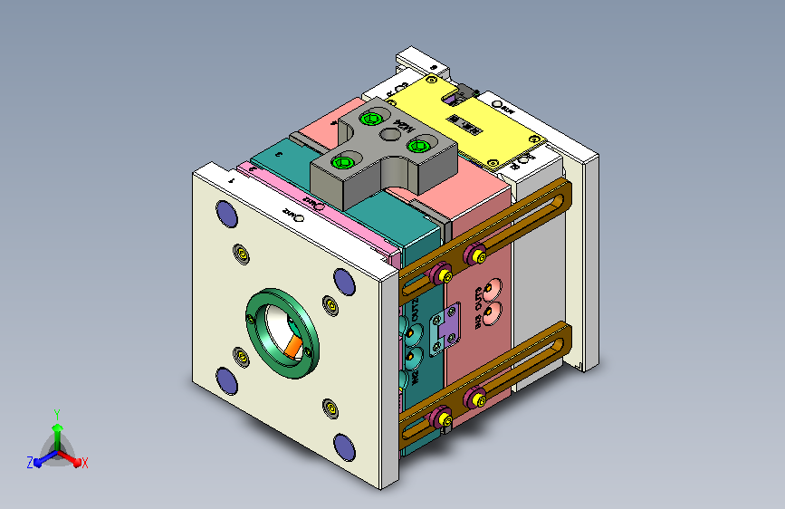 双层直齿轮模具=1502155=100