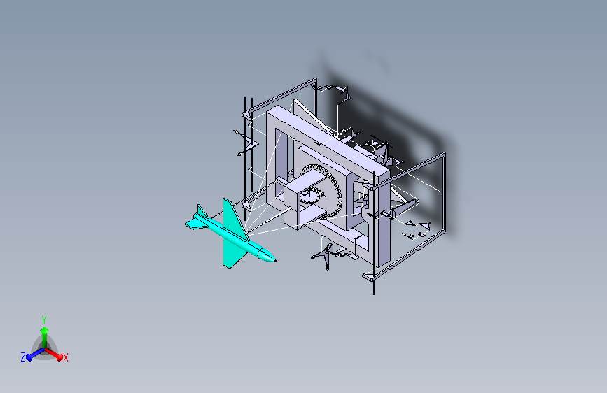 塔式机械天平模型=216992=5