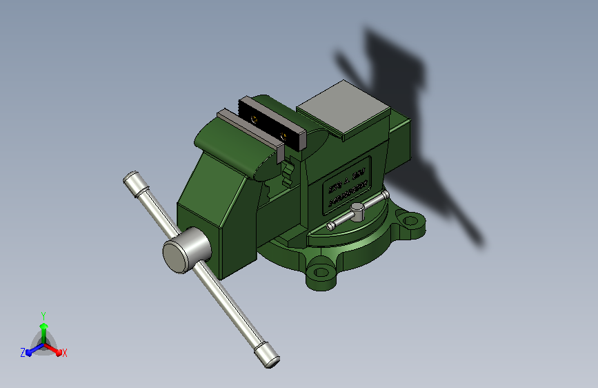 台虎钳、虎钳（Proe课程作业）=312700=40