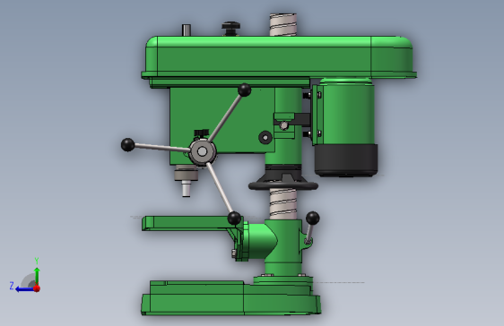台式钻床模型sw=1190198=300