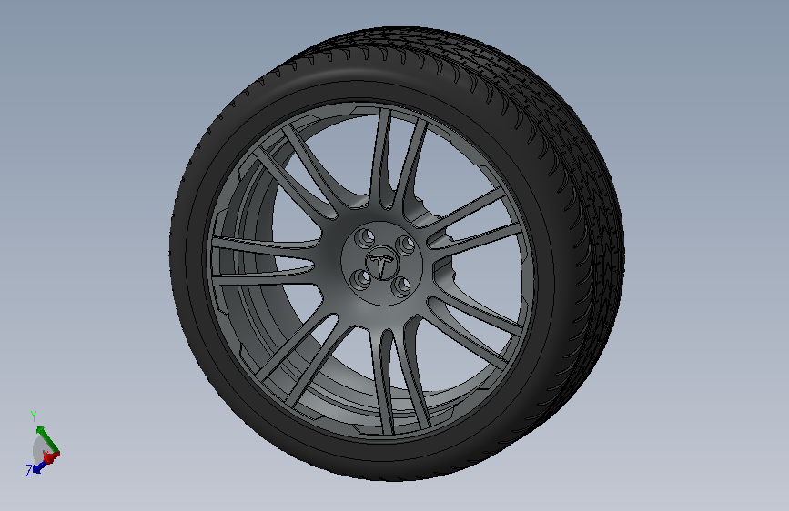 特斯拉汽车车轮=664008=0