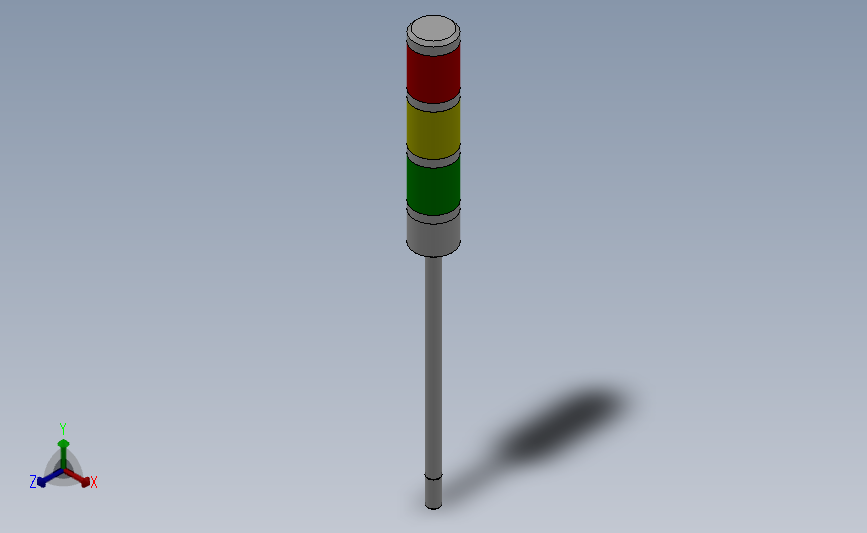 三色灯spt5 T D 4 Solidworks 2010 模型图纸下载 懒石网