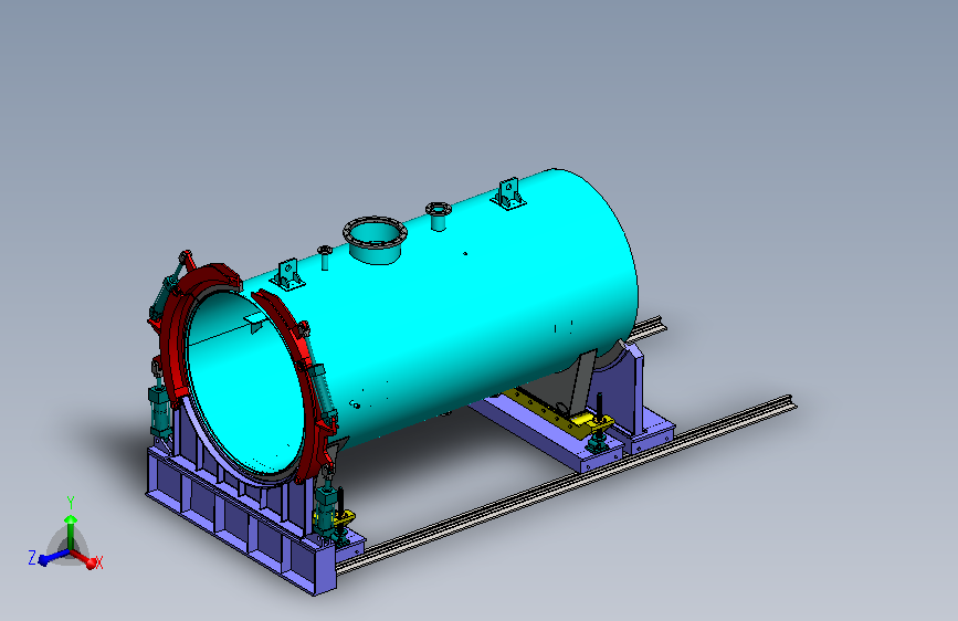 筒体抱卡箍工装=537972=50