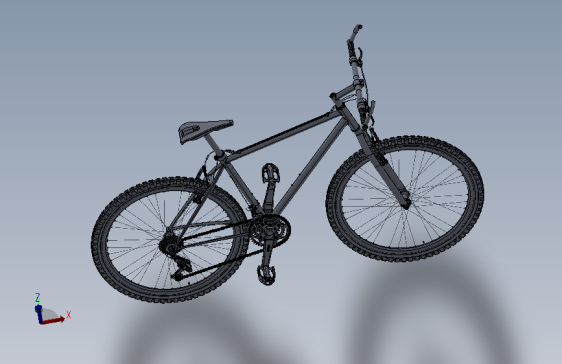 无极变速的自行车设计模型=260042=30