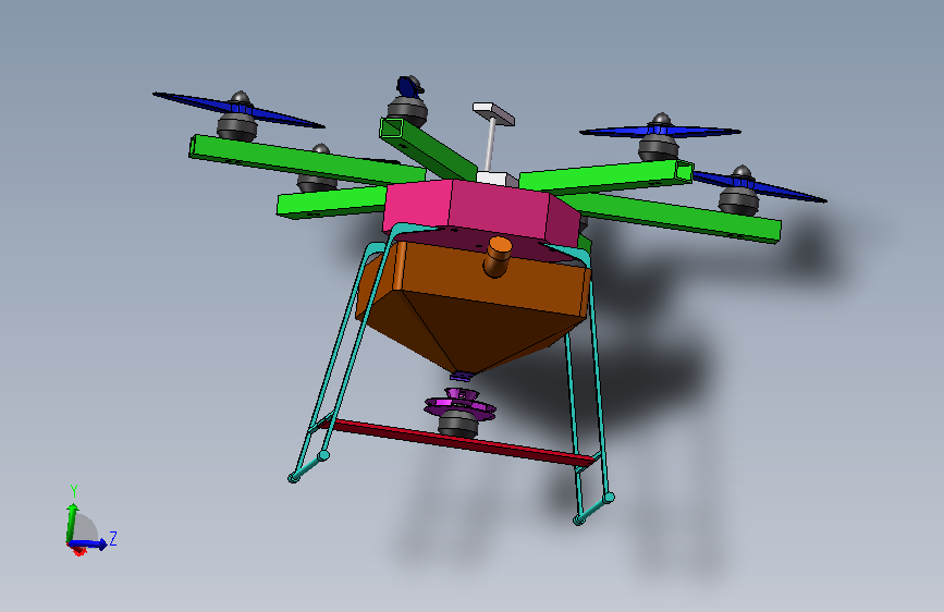 无人机三维结构设计=936538=300