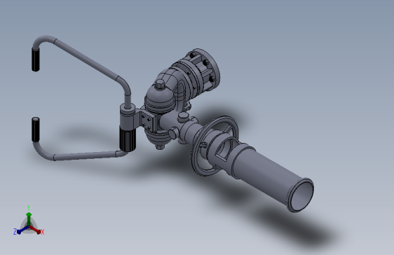 消防双手控制水炮模型=343856=30