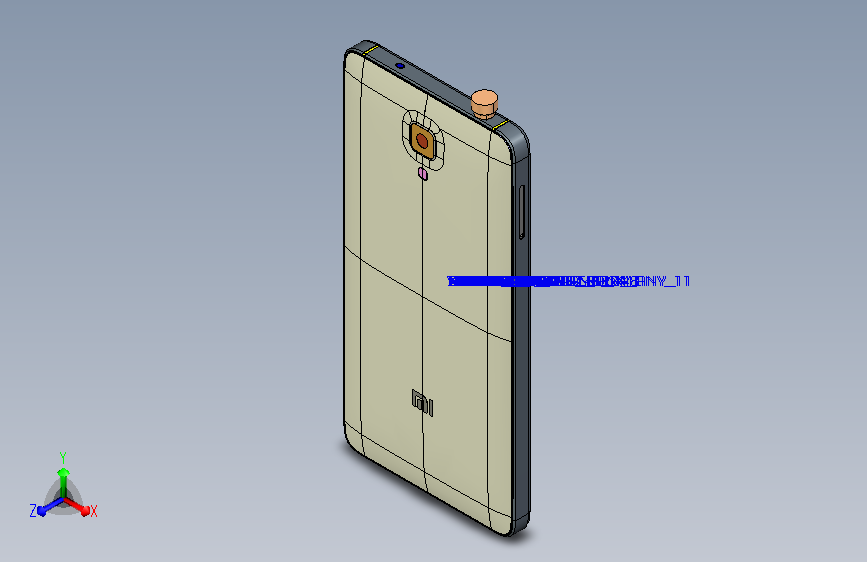 小米手机，小米4，3D模型源文件=125353=200