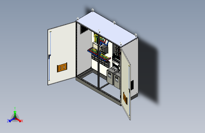 双电源630A竖装plc控制柜