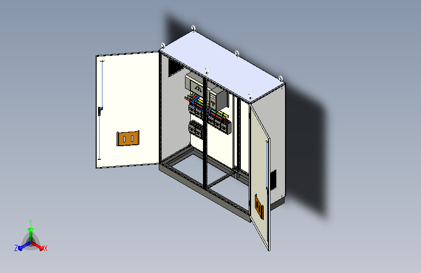 双电源刀开关软启动plc控制柜