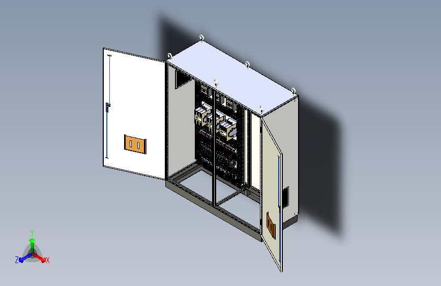 双柜组装120A交流接触器软启动控制柜