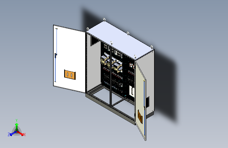 双柜组装120A交流接触器直流接触器控制柜