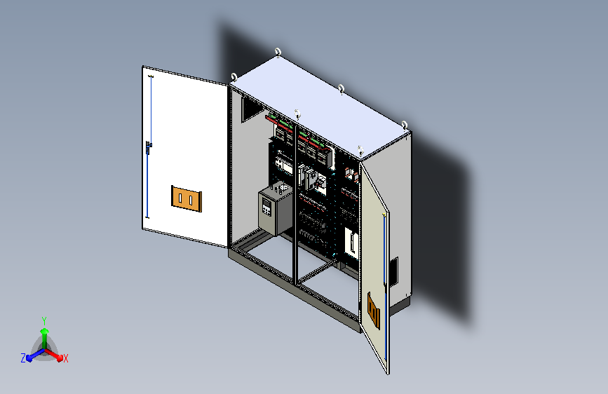 双柜组装630Aplc软启动直流接触器控制柜
