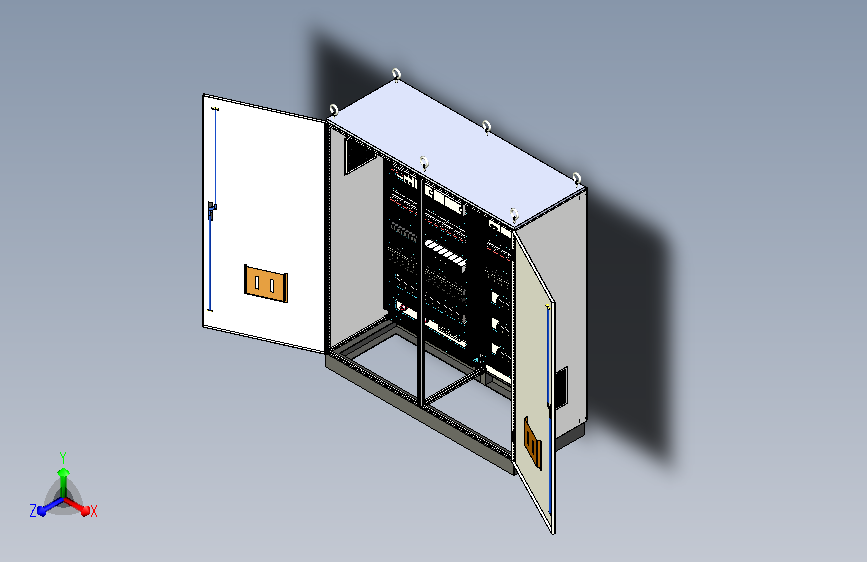 双柜组装plc控制柜