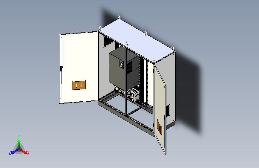双柜组装变频器星三角软启动控制柜 56296