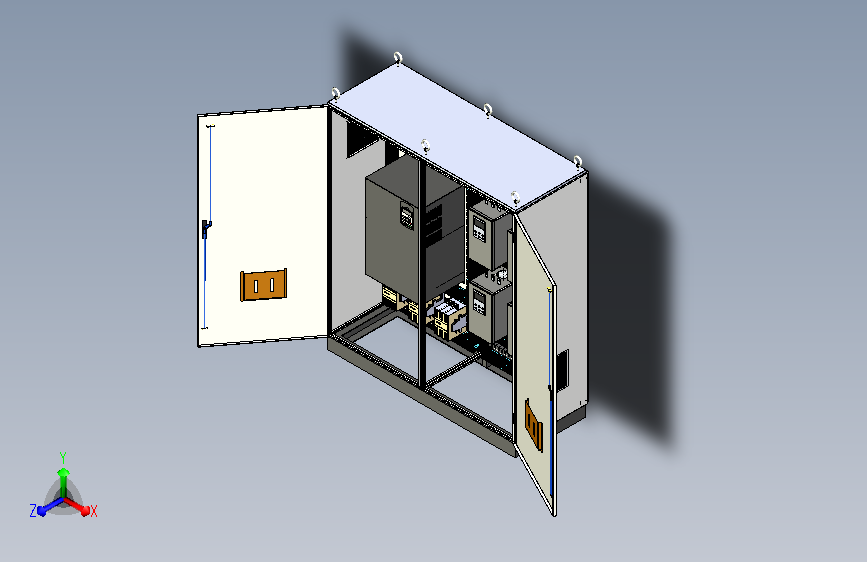 双柜组装变频器星三角软启动控制柜