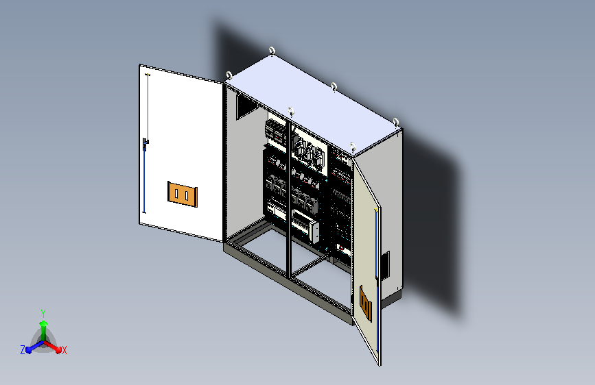 双柜组装刀开关plc延时控制柜