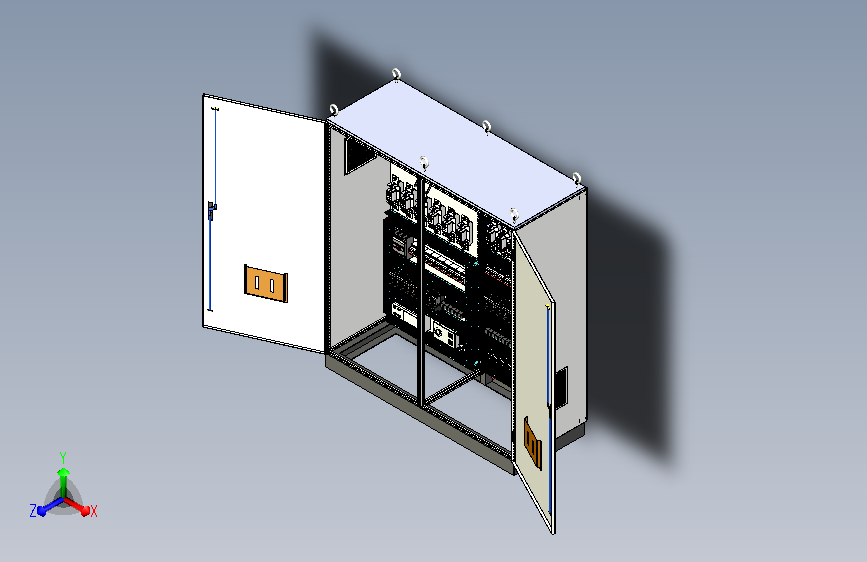 双柜组装刀开关风机+消防风机控制柜