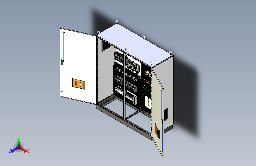 双柜组装刀开关接触器控制柜