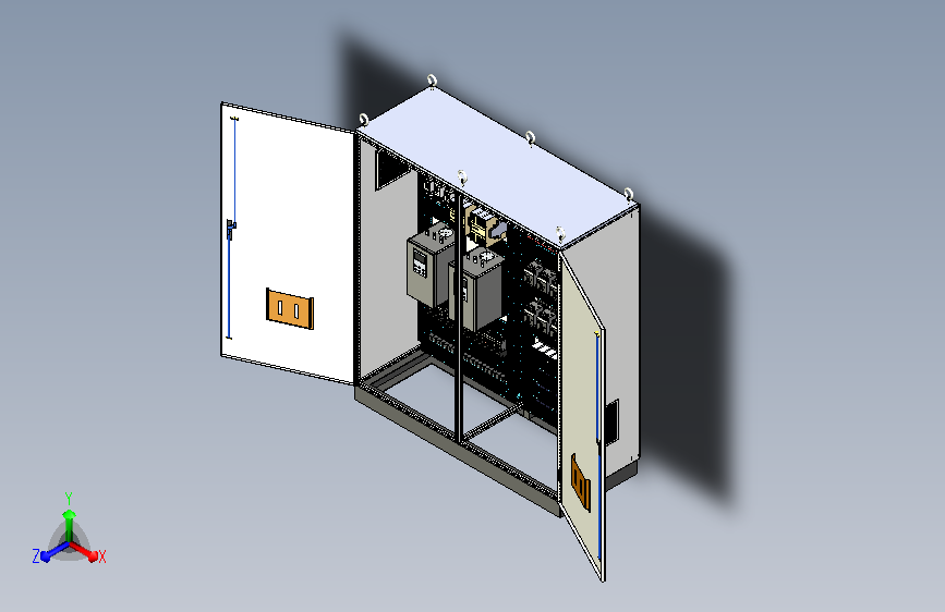 双柜组装软启动交流接触器控制柜 56400