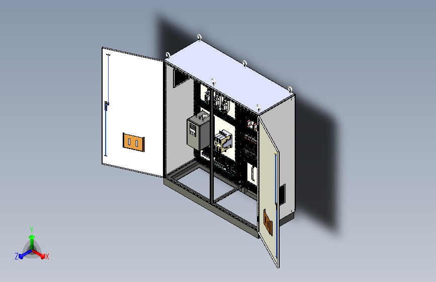 双柜组装软启动旁路直流接触器控制柜