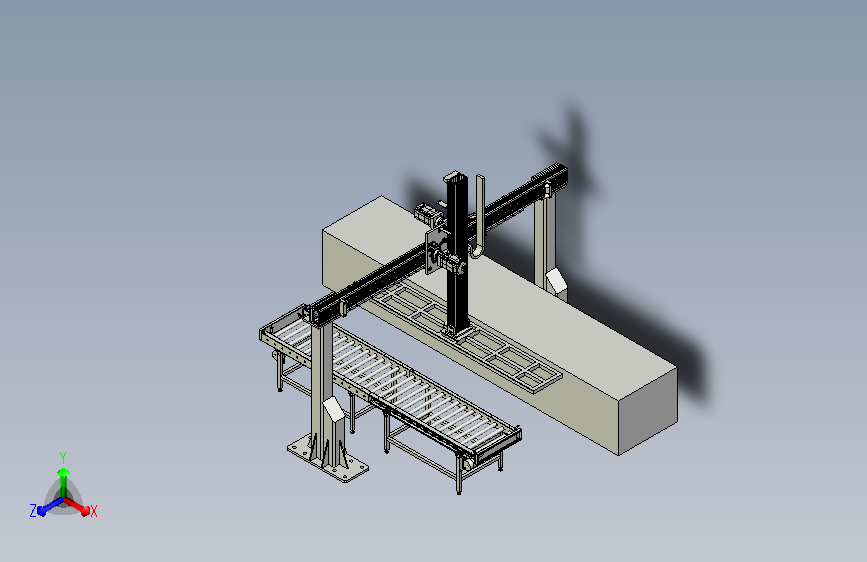 双轴坐标桁架搬运
