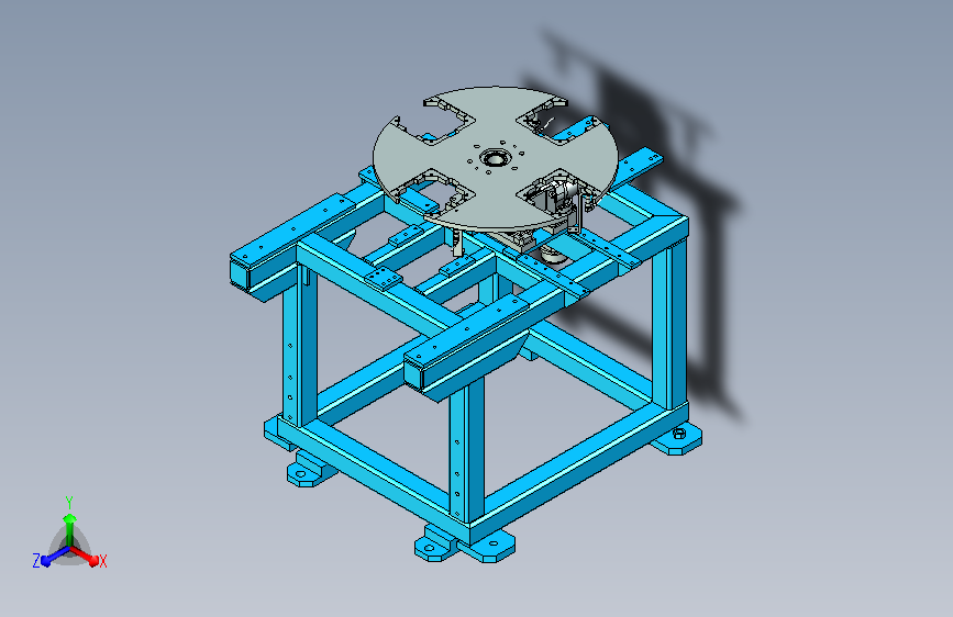 四工位转盘设计