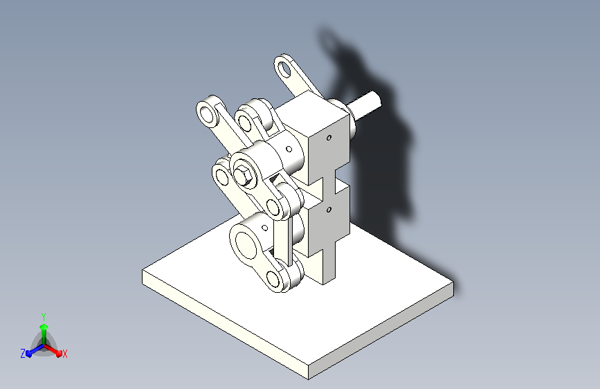 四连杆纠偏装置