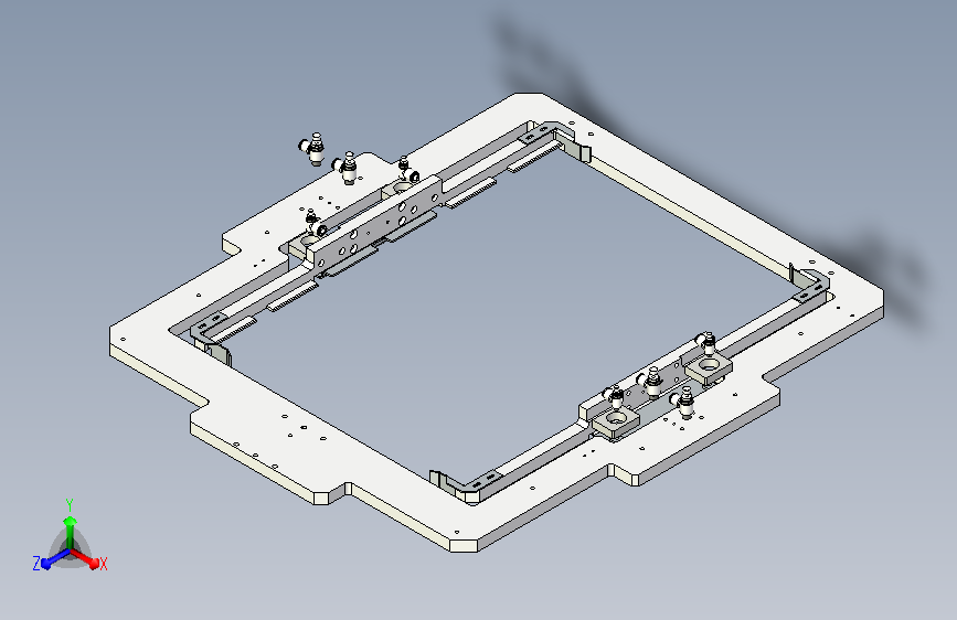 托盘夹持定位机构