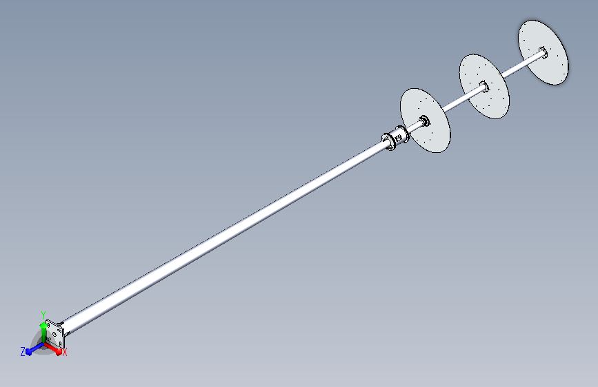 小型垂直轴风力发电机solideworks 三维模型